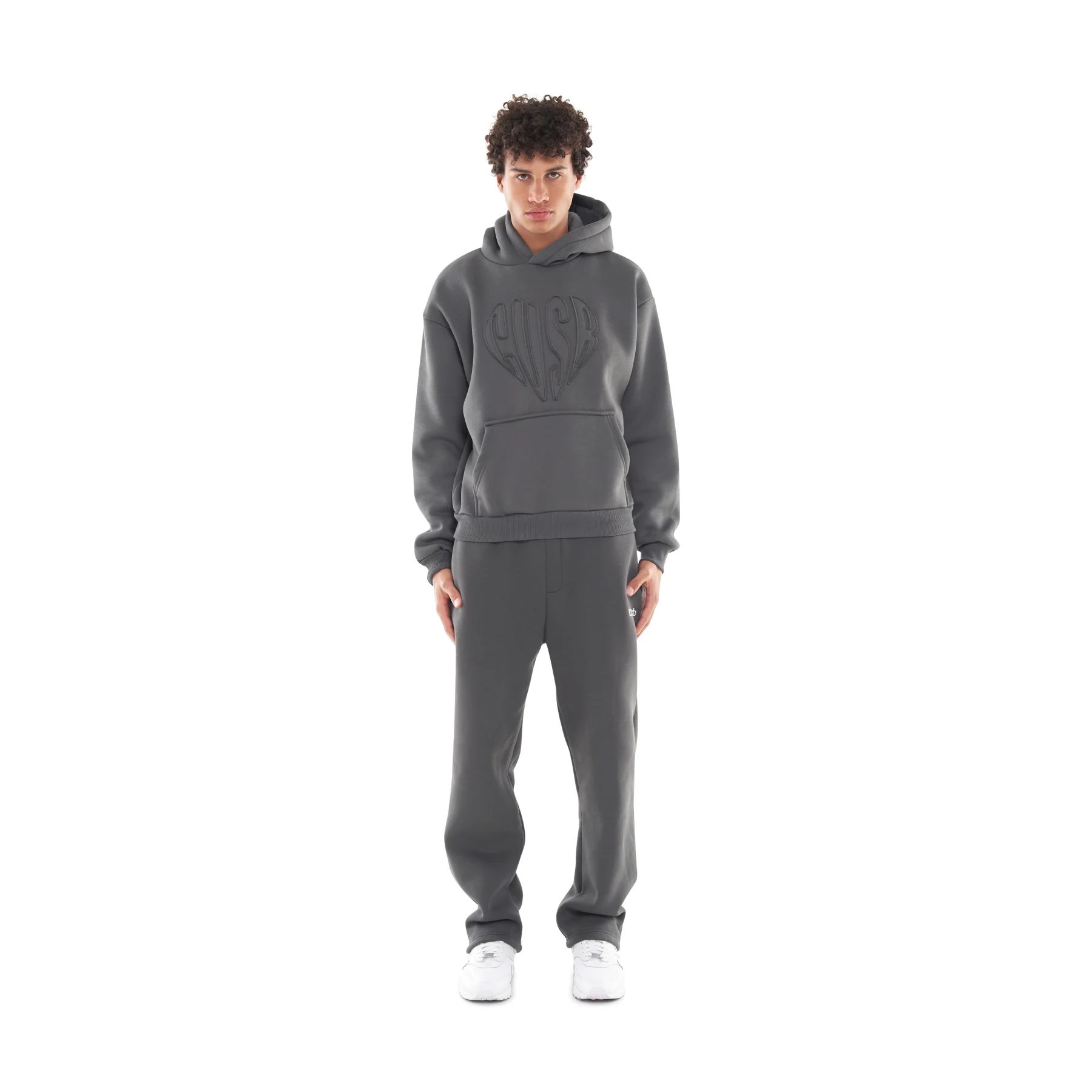 HEART HOODIE ANTHRAZIT - Image 3
