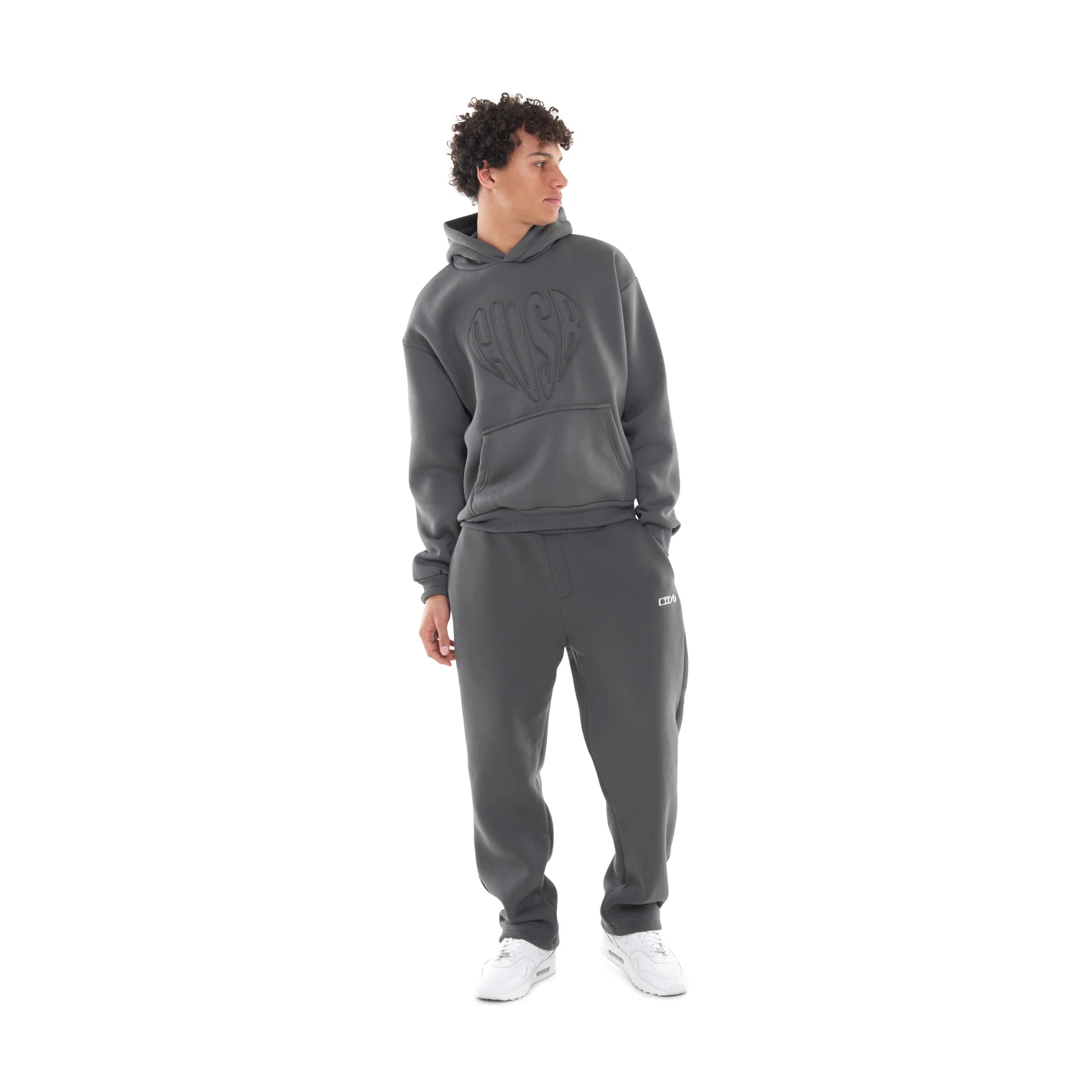 HEART HOODIE ANTHRAZIT - Image 6