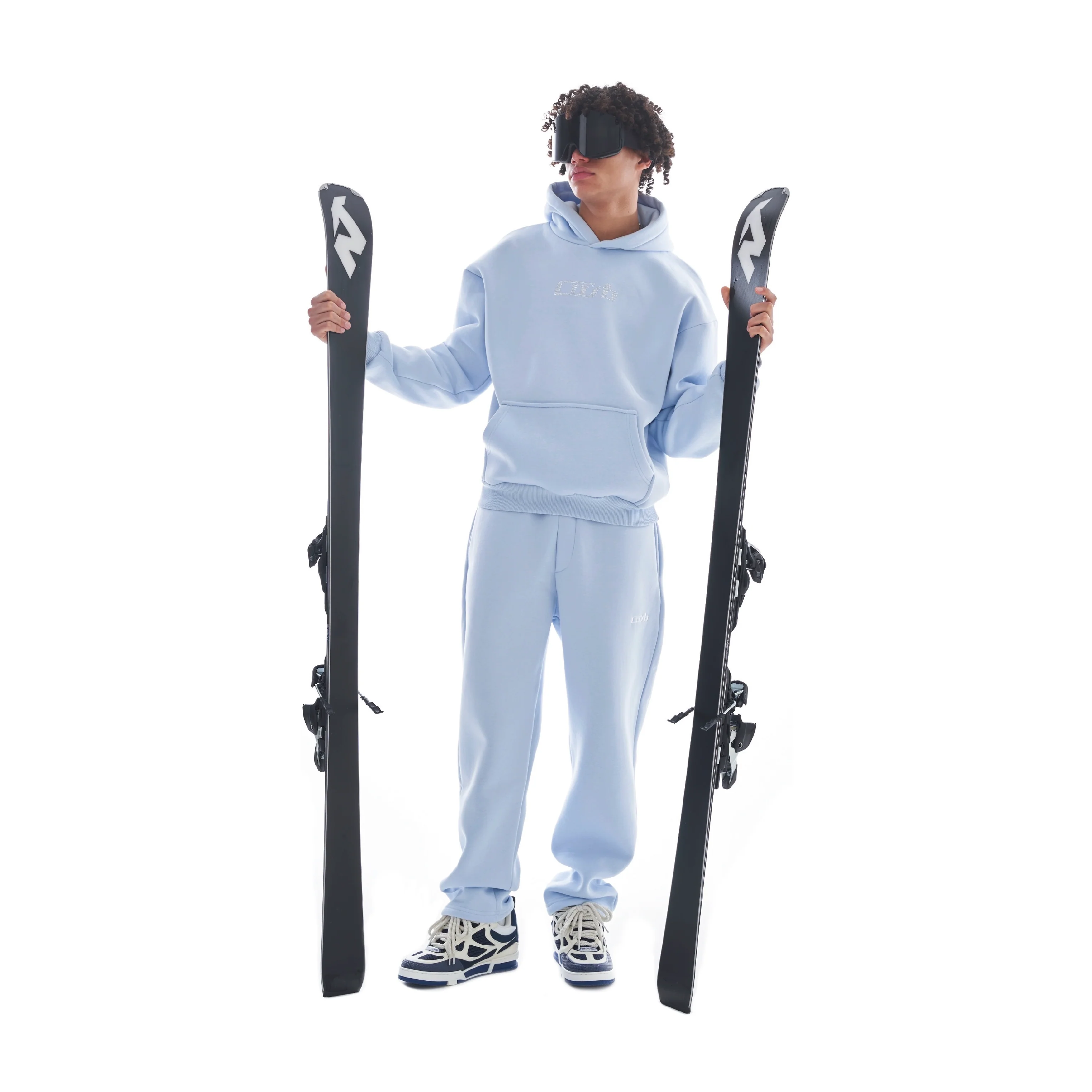 OPEN LEG JOGGER BABY BLUE - Image 2