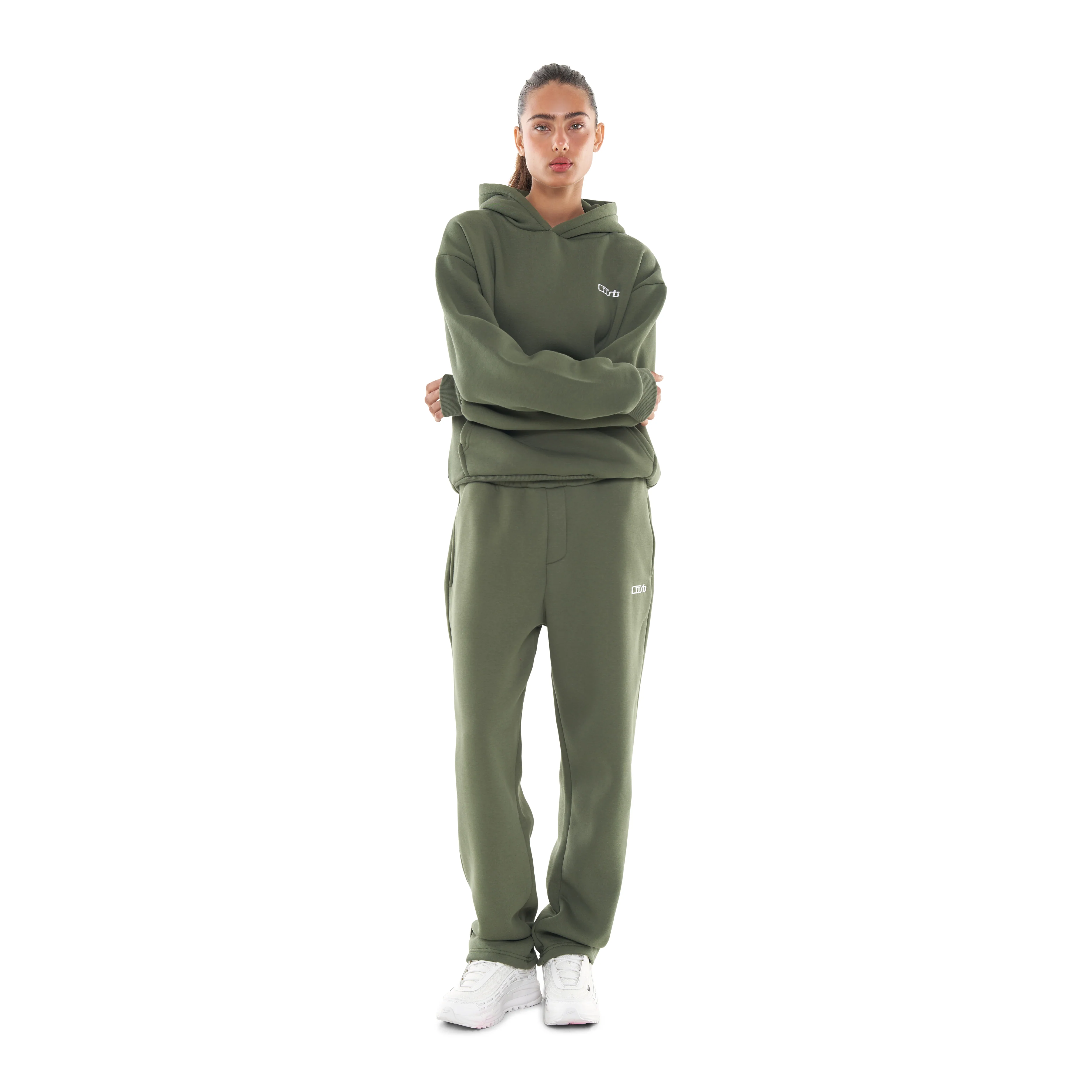 OPEN LEG JOGGER BRONZE GREEN - Image 9