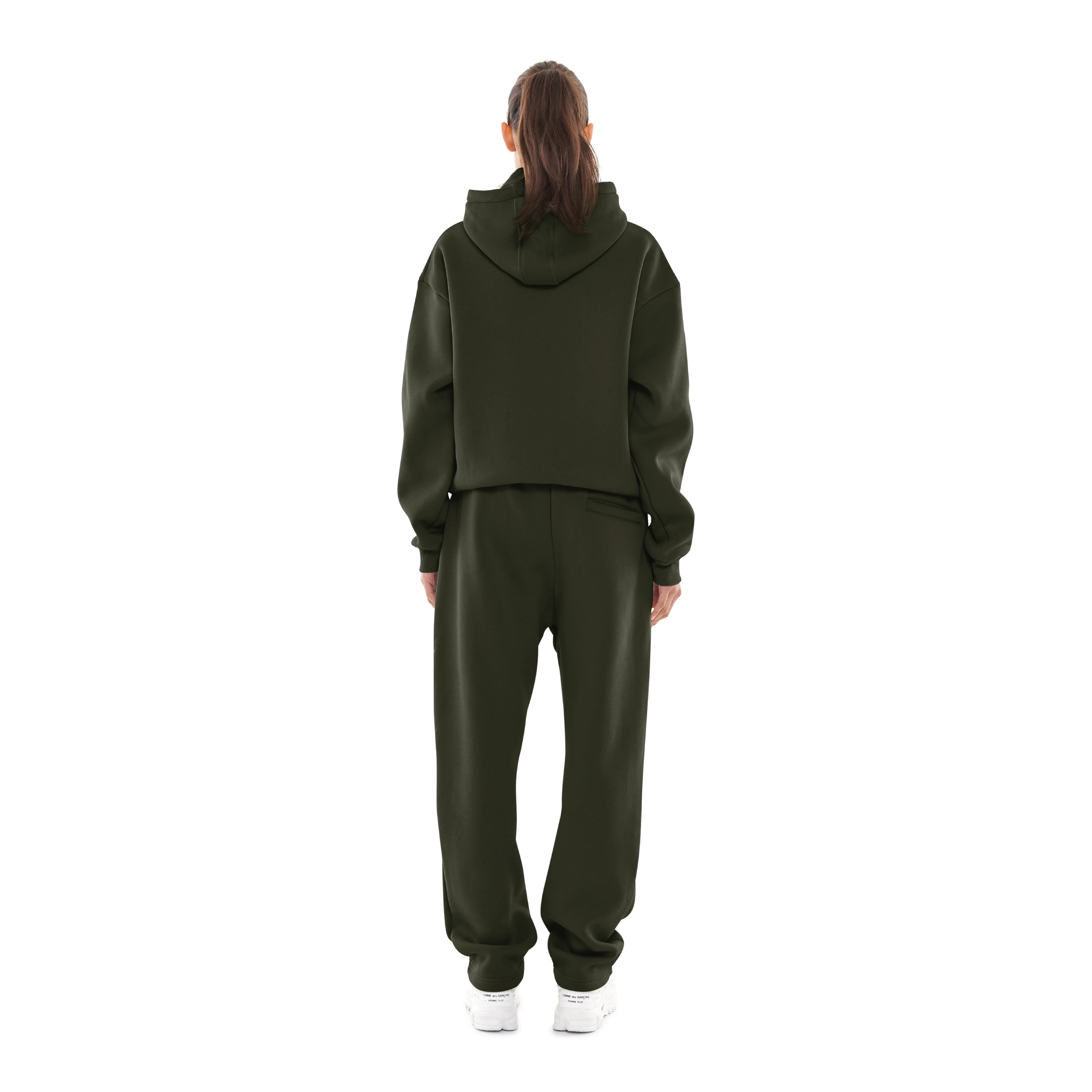 OPEN LEG JOGGER DARK MOSS - Image 8