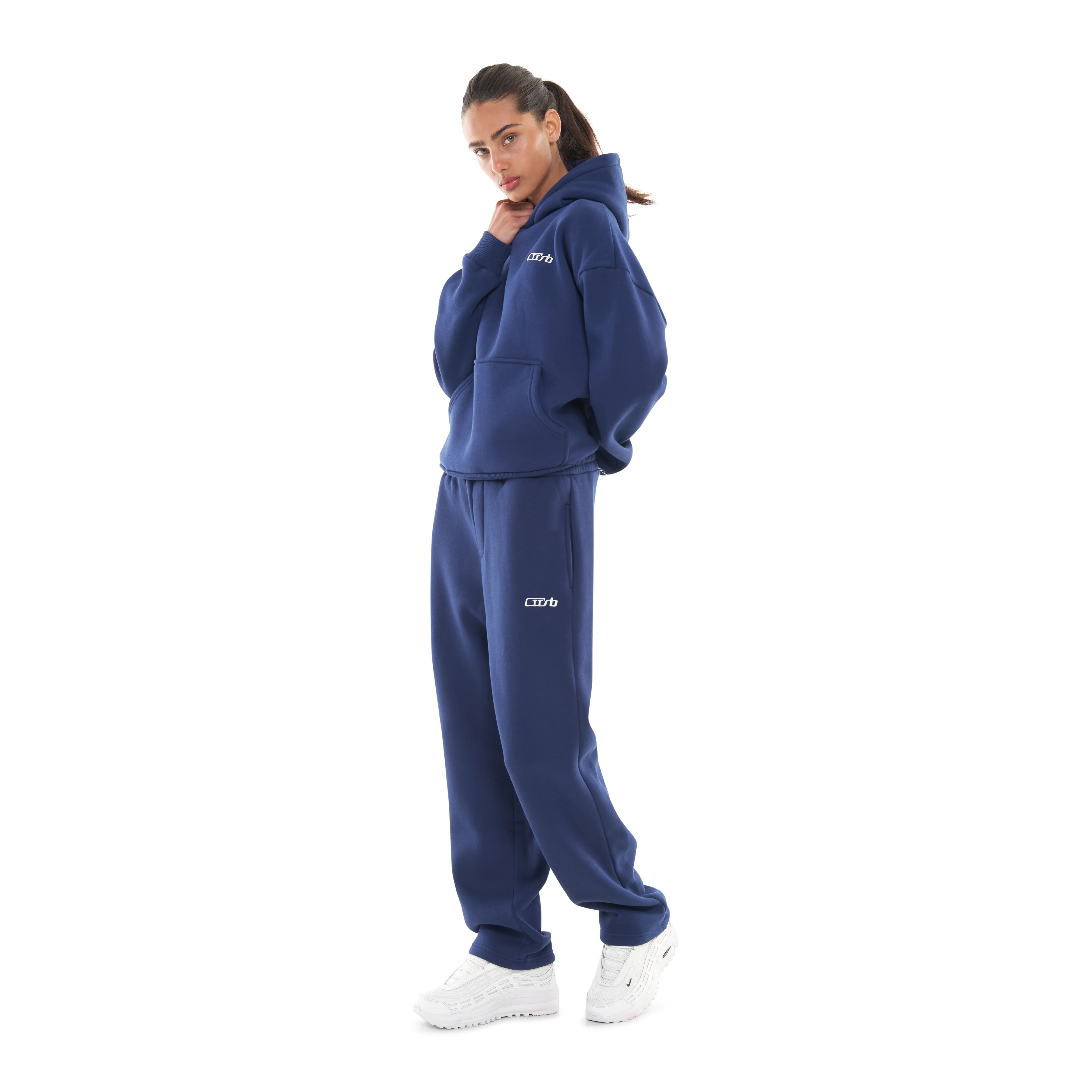 OPEN LEG JOGGER NAVY BLUE - Image 8
