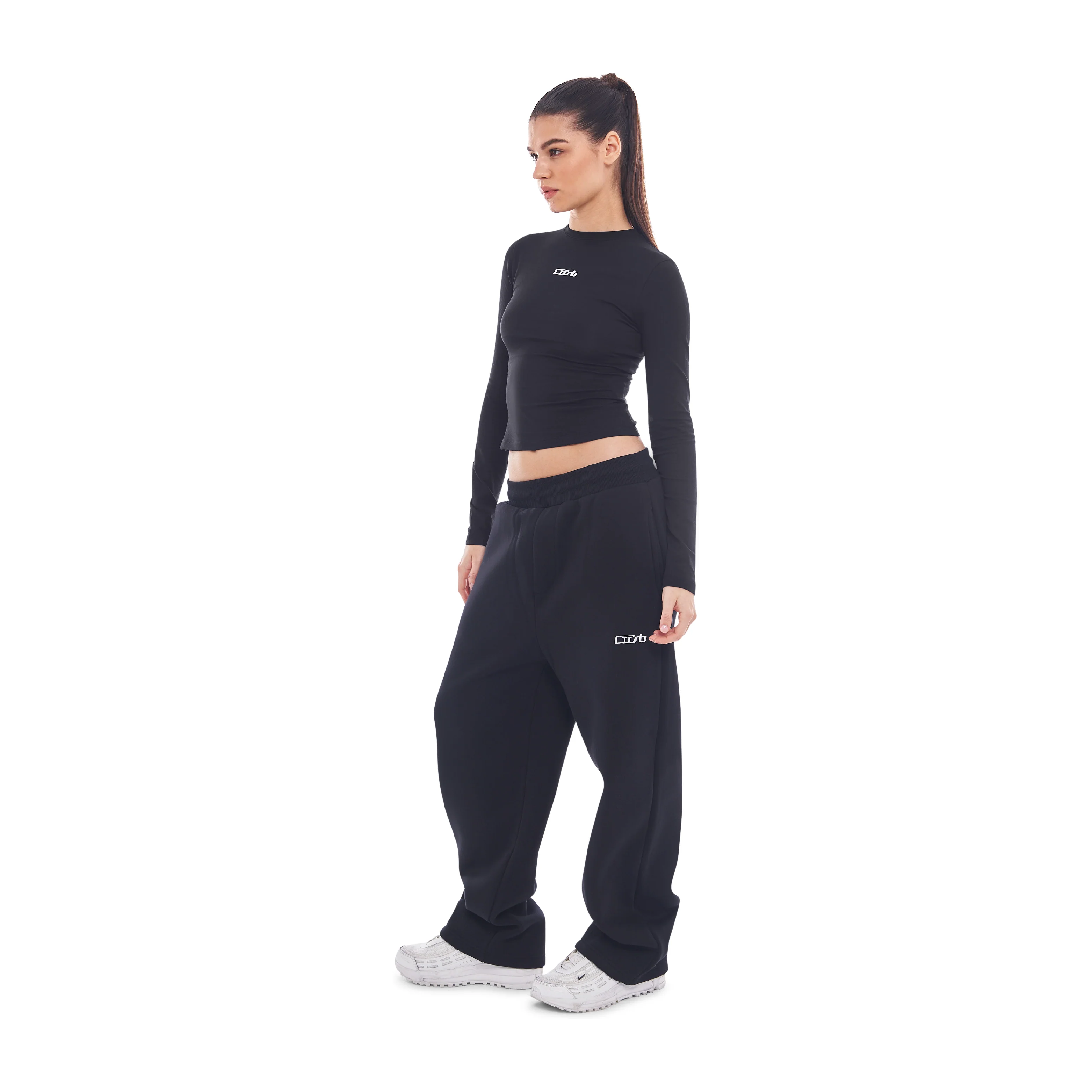 Wide Leg Jogger Black - Image 9
