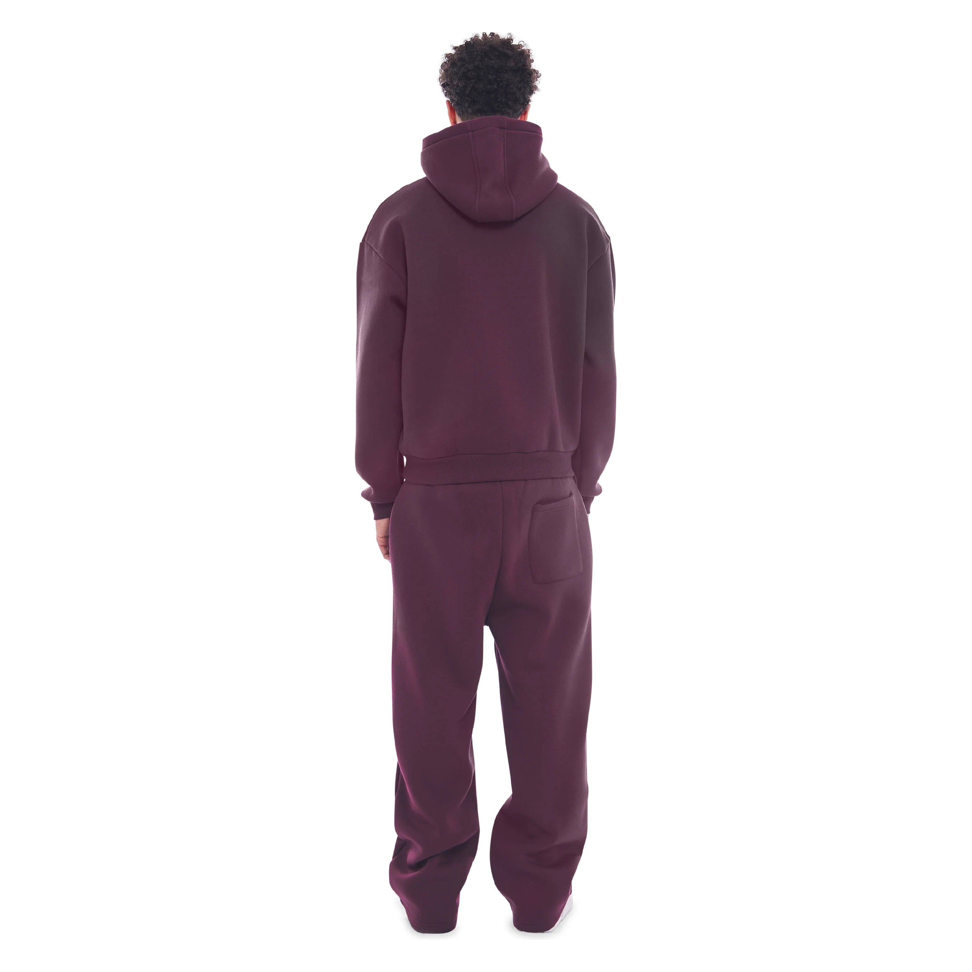 Wide Leg Jogger Black Cherry - Image 4